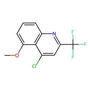 Quinoline, 4-chloro-5-methoxy-2-(trifluoromethyl)- structure