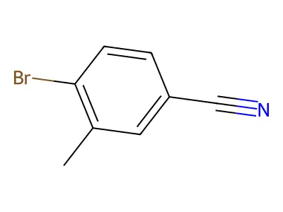 4-Bromo-3-methylbenzonitrile structure
