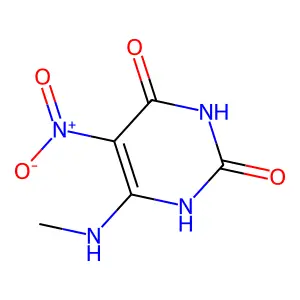 6-(Methylamino)-5-nitropyrimidine-2,4(1H,3H)-dione structure