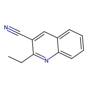 2-Ethylquinoline-3-carbonitrile structure