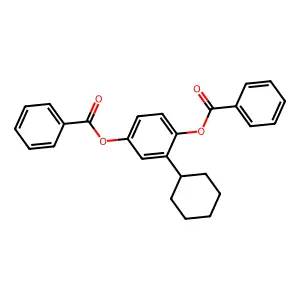 (4-Benzoyloxy-3-cyclohexylphenyl) benzoate structure
