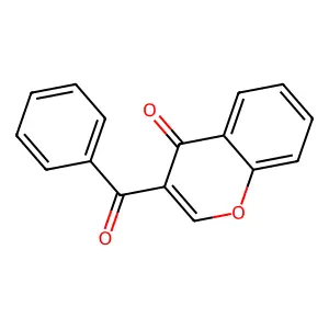 3-Benzoyl-4H-1-benzopyran-4-one structure