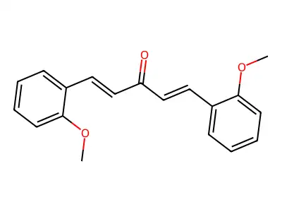 1,5-Bis(2-methoxyphenyl)penta-1,4-dien-3-one structure