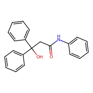 3-Hydroxy-n,3,3-triphenylpropanamide structure