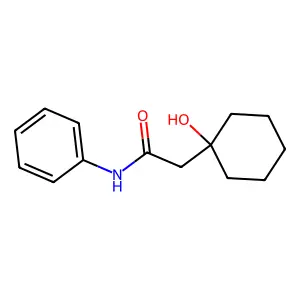 2-(1-Hydroxycyclohexyl)-N-phenylethanimidic acid structure