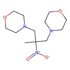 4-(2-Methyl-3-morpholin-4-yl-2-nitropropyl)morpholine structure