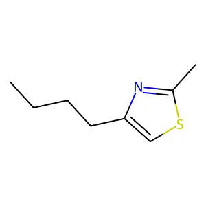 4-Butyl-2-methylthiazole structure