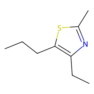Thiazole, 4-ethyl-2-methyl-5-propyl- structure