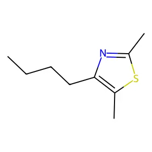 4-Butyl-2,5-dimethylthiazole structure