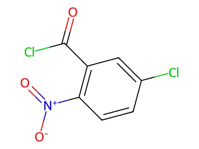 5-Chloro-2-nitrobenzoyl chloride structure