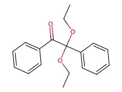 Ethanone, 2,2-diethoxy-1,2-diphenyl- structure