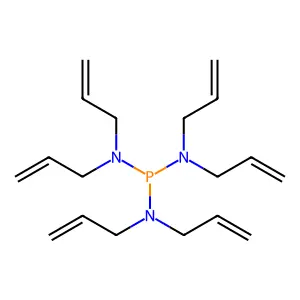 N-bis[bis(prop-2-enyl)amino]phosphanyl-N-prop-2-enylprop-2-en-1-amine structure