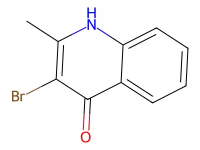 3-Bromo-2-methylquinolin-4-OL structure