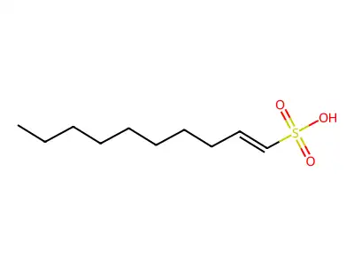 Dec-1-ene-1-sulfonic acid structure