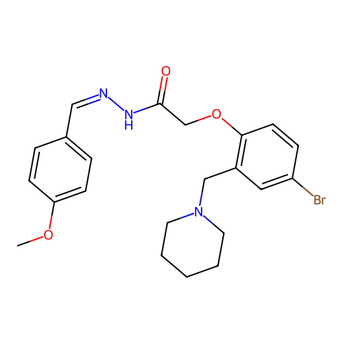 C22H26BrN3O3 structure