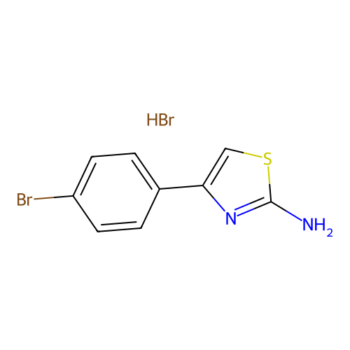 4-(4-Bromophenyl)-1,3-thiazol-2-amine hydrobromide structure