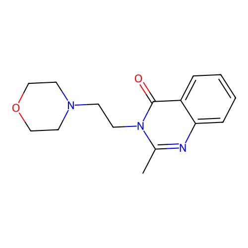 2-methyl-3-[2-(morpholin-4-yl)ethyl]quinazolin-4(3H)-one structure