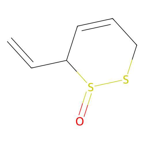 6-Ethenyl-3,6-dihydrodithiine 1-oxide structure