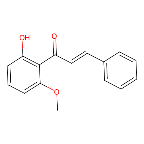 2'-Hydroxy-6'-methoxychalcone structure