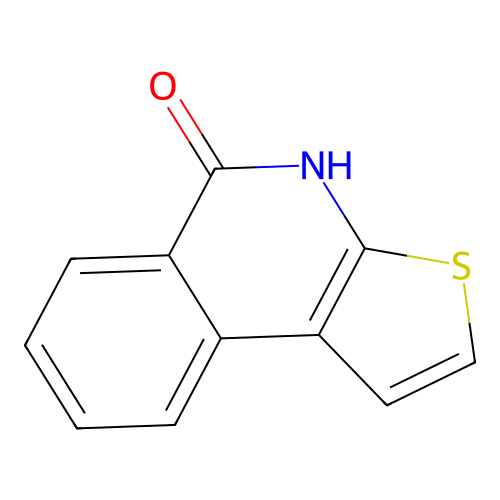 Thieno(2,3-c)isoquinolin-5(4H)-one structure