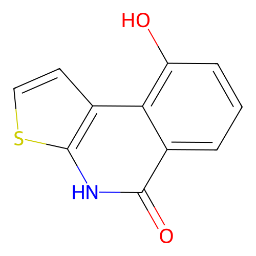 9-hydroxy-4H-thieno[2,3-c]isoquinolin-5-one structure