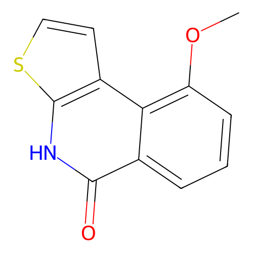 9-methoxy-4H-thieno[2,3-c]isoquinolin-5-one structure