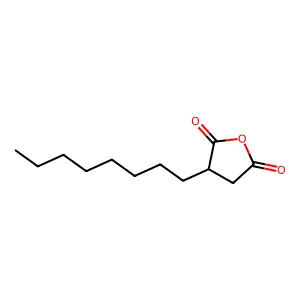 2,5-Furandione, dihydro-3-octyl- structure