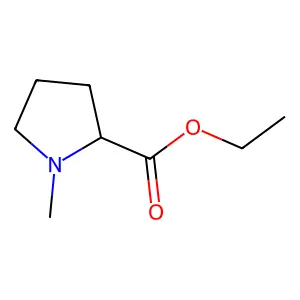 Ethyl 1-methylpyrrolidine-2-carboxylate structure