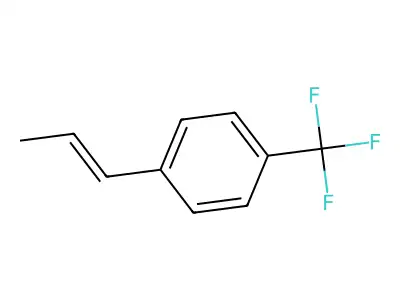 1-[4-(Trifluoromethyl)phenyl]-1-propene structure