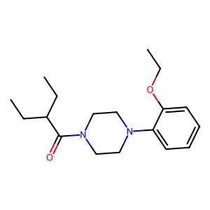 1-[4-(2-Ethoxyphenyl)piperazin-1-yl]-2-ethylbutan-1-one structure
