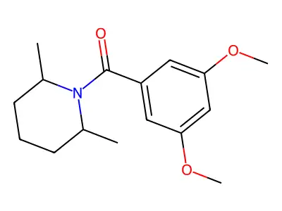 (3,5-Dimethoxyphenyl)(2,6-dimethylpiperidin-1-yl)methanone structure