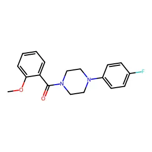 [4-(4-Fluorophenyl)piperazin-1-yl](2-methoxyphenyl)methanone structure