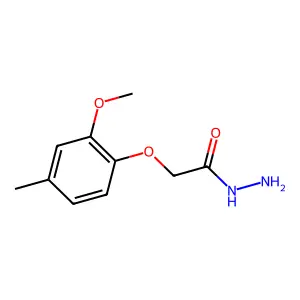 2-(2-Methoxy-4-methylphenoxy)acetohydrazide structure