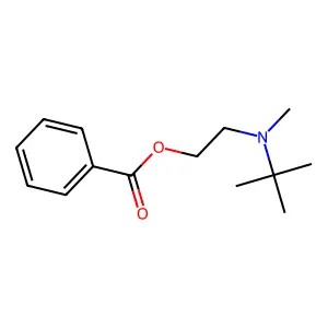 2-[Tert-butyl(methyl)amino]ethyl benzoate structure