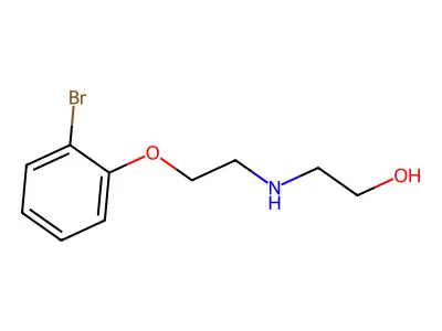 2-{[2-(2-Bromophenoxy)ethyl]amino}ethanol structure