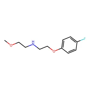 [2-(4-Fluorophenoxy)ethyl](2-methoxyethyl)amine structure