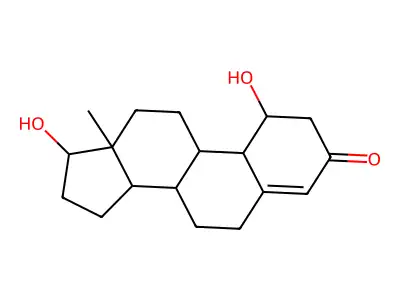 1,17-dihydroxyestr-4-en-3-one structure