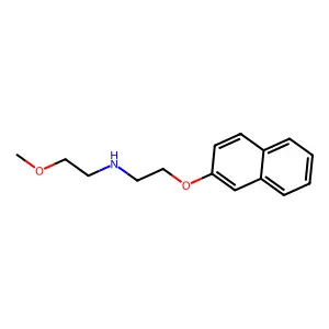 (2-Methoxyethyl)[2-(2-naphthyloxy)ethyl]amine structure
