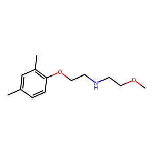 N-[2-(2,4-Dimethylphenoxy)ethyl]-N-(2-methoxyethyl)amine structure