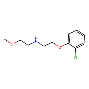 N-[2-(2-chlorophenoxy)ethyl]-2-methoxyethanamine structure