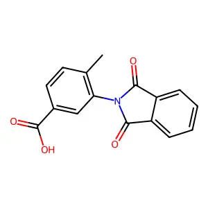 3-(1,3-dioxo-1,3-dihydro-2H-isoindol-2-yl)-4-methylbenzoic acid structure