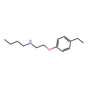 N-[2-(4-Ethylphenoxy)ethyl]-1-butanamine structure