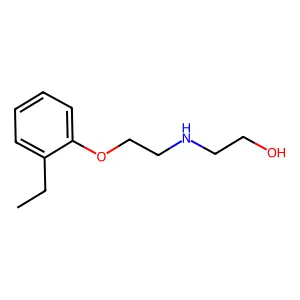 Ethanol, 2-[[2-(2-ethylphenoxy)ethyl]amino]-(9CI) structure