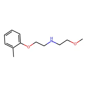 2-methoxy-N-[2-(2-methylphenoxy)ethyl]ethanamine structure