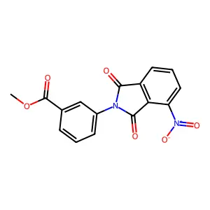 methyl 3-(4-nitro-1,3-dioxo-1,3-dihydro-2H-isoindol-2-yl)benzoate structure