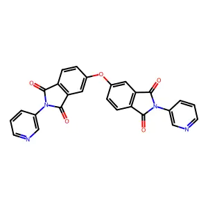 5-(1,3-Dioxo-2-pyridin-3-ylisoindol-5-yl)oxy-2-pyridin-3-ylisoindole-1,3-dione structure