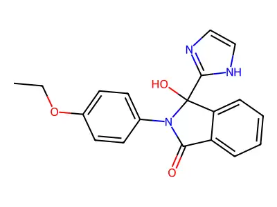 2-(4-Ethoxyphenyl)-2,3-dihydro-3-hydroxy-3-(1H-imidazol-2-yl)-1H-isoindol-1-one structure