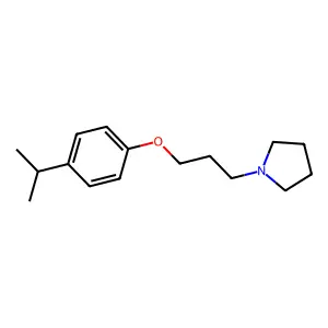 1-[3-(4-Isopropylphenoxy)propyl]pyrrolidine structure