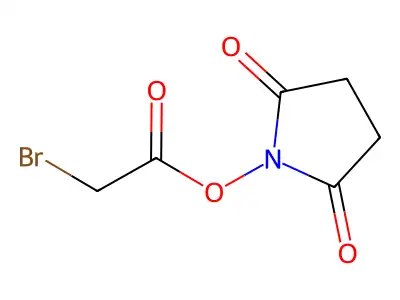 N-succinimidyl bromoacetate structure