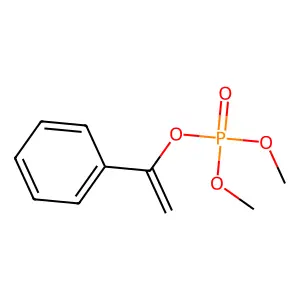 Dimethyl 1-phenylethenyl phosphate structure